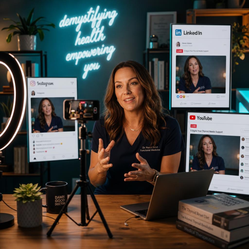 Healthcare provider creating content with Ingeni